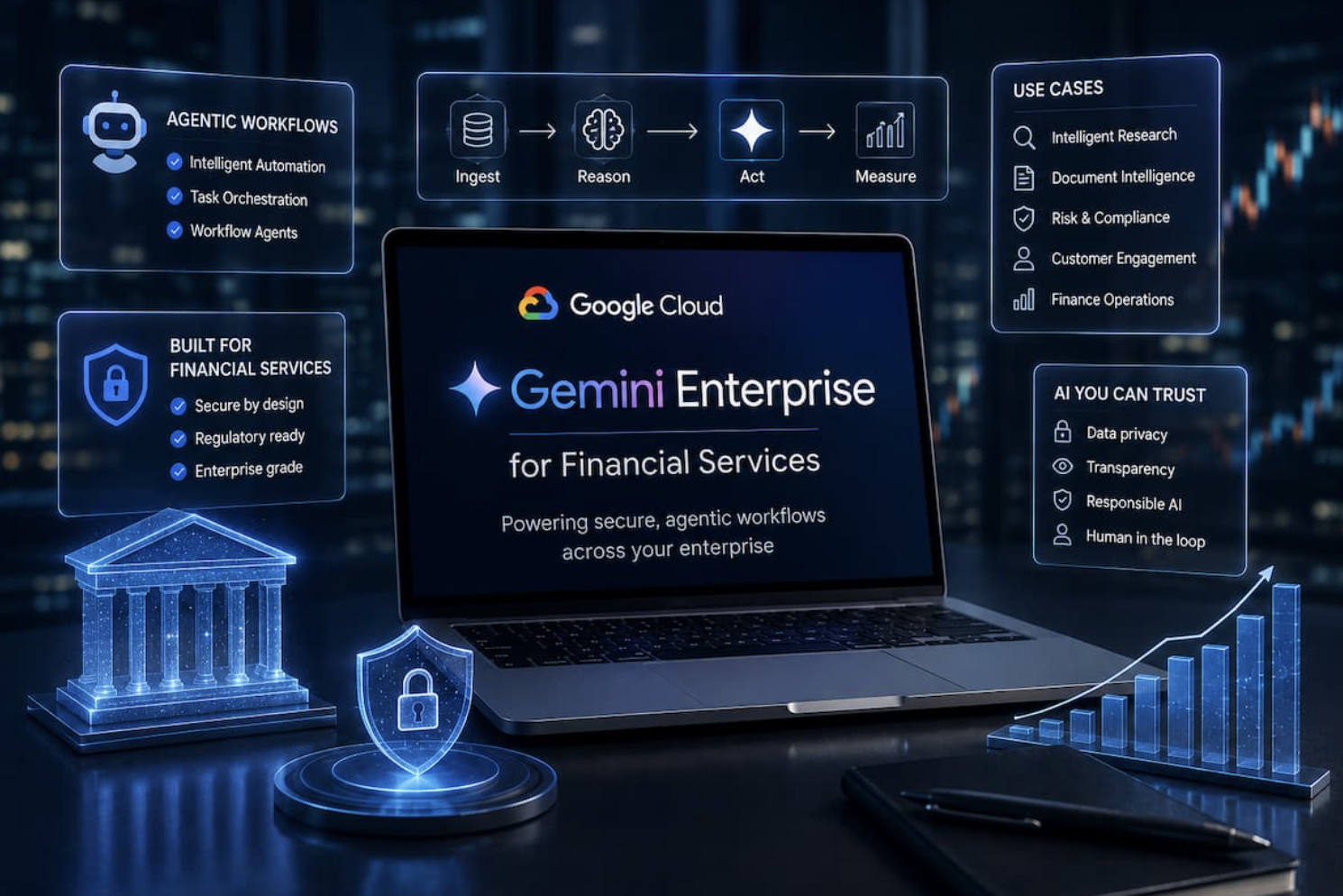 Google Cloud Debuts Gemini Enterprise for Financial Services